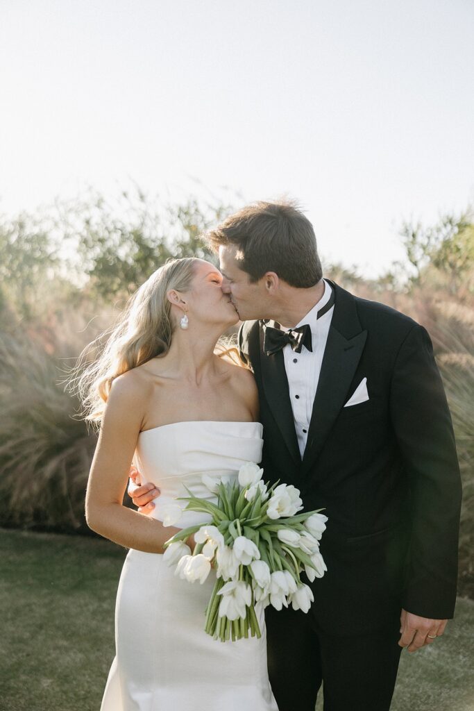 Bride and Groom at Newport Beach Country Club