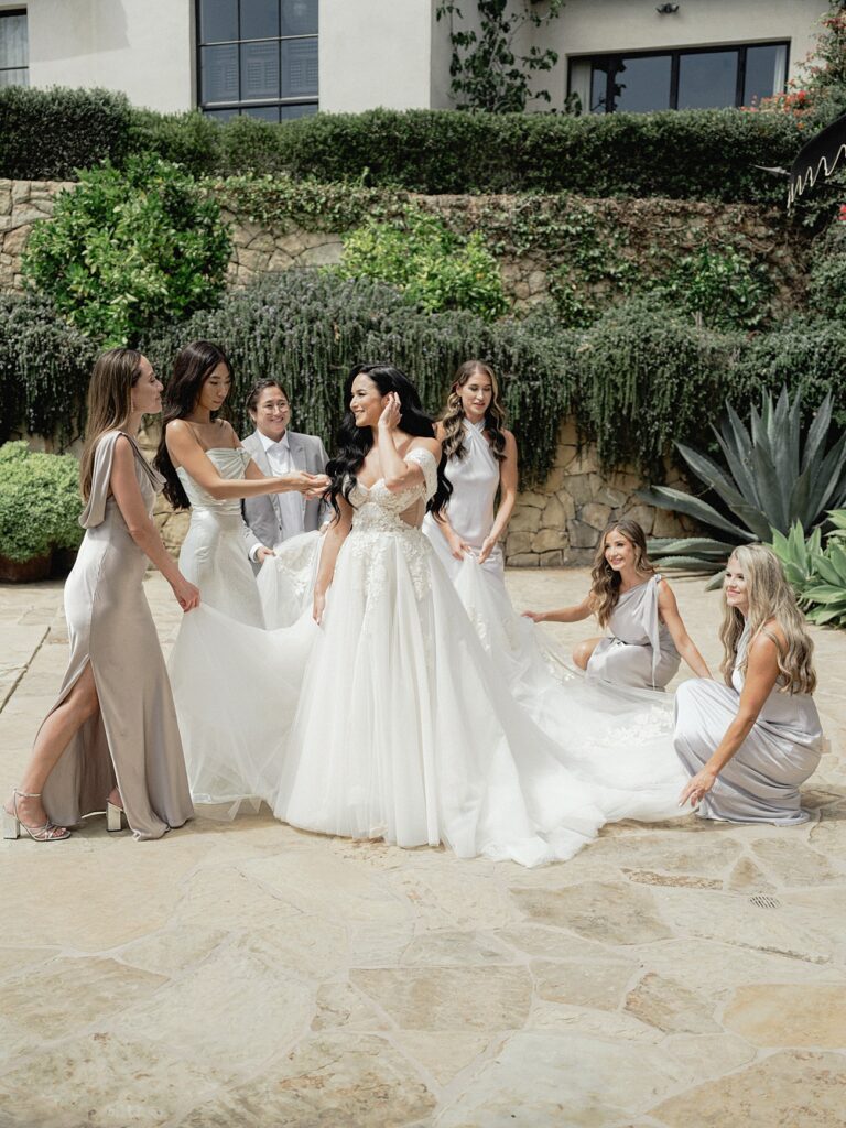 Bridal Party Formal Photos, Santa Barbara Wedding