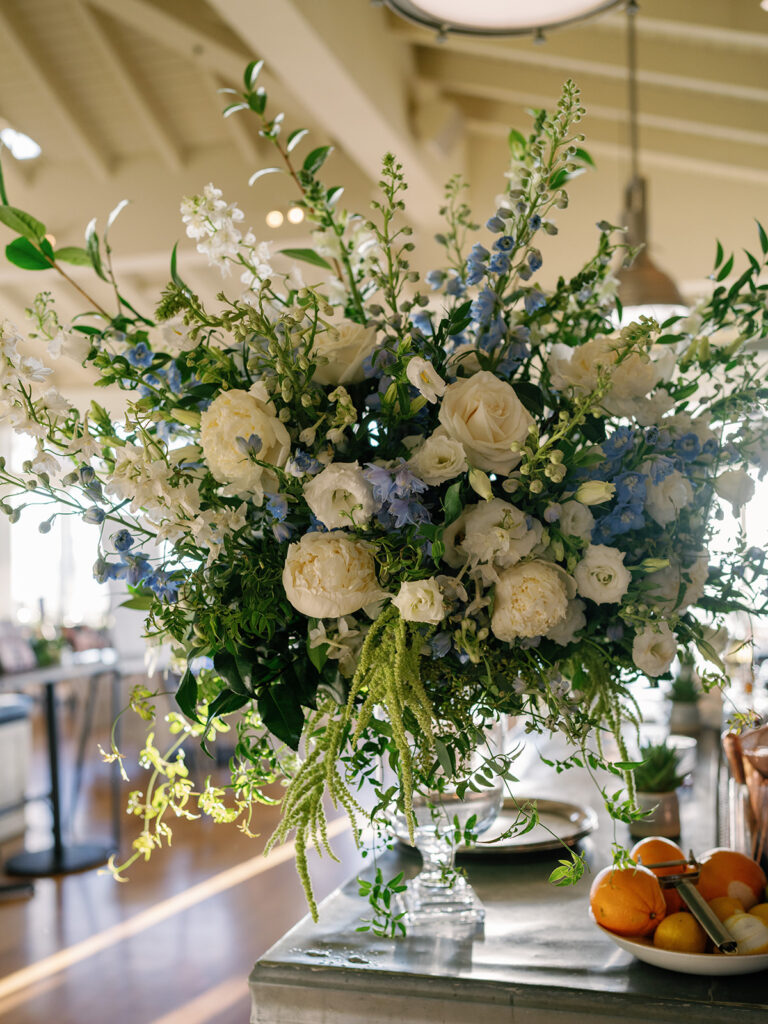 Blue & White Flowers